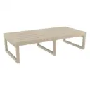CONTRACT TABLE MYKONOS 130X65CM TAUPE