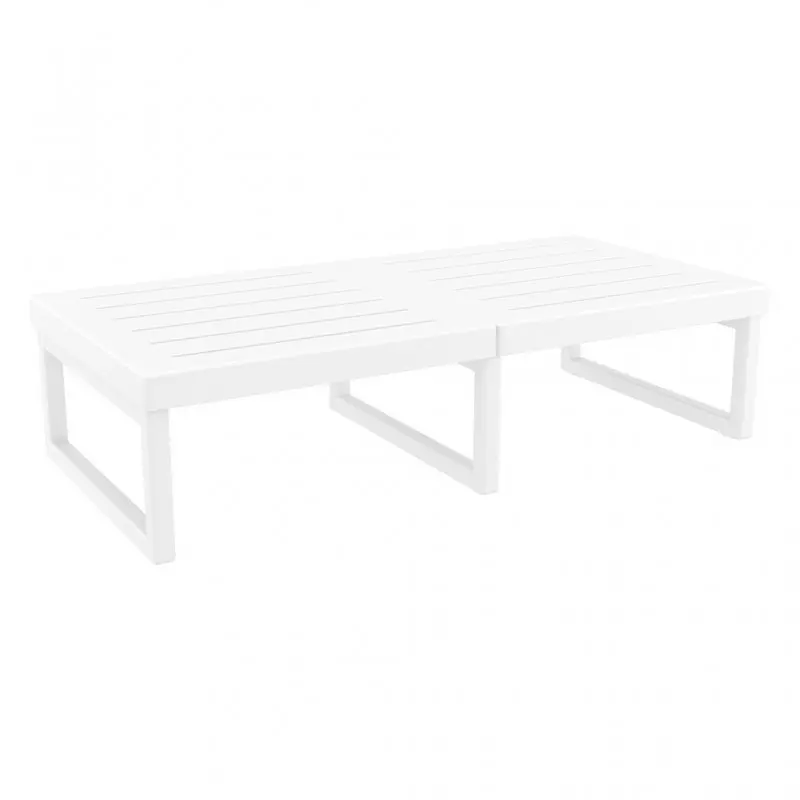 CONTRACT TABLE MYKONOS 130X65CM WHITE