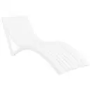CONTRACT SUNBED SLIM WHITE