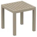 CONTRACT TABLE OCEAN 45X45 TAUPE
