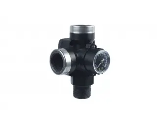 CONNECTOR 4 WAY T-KIT UNIVERSAL W/GAUGE