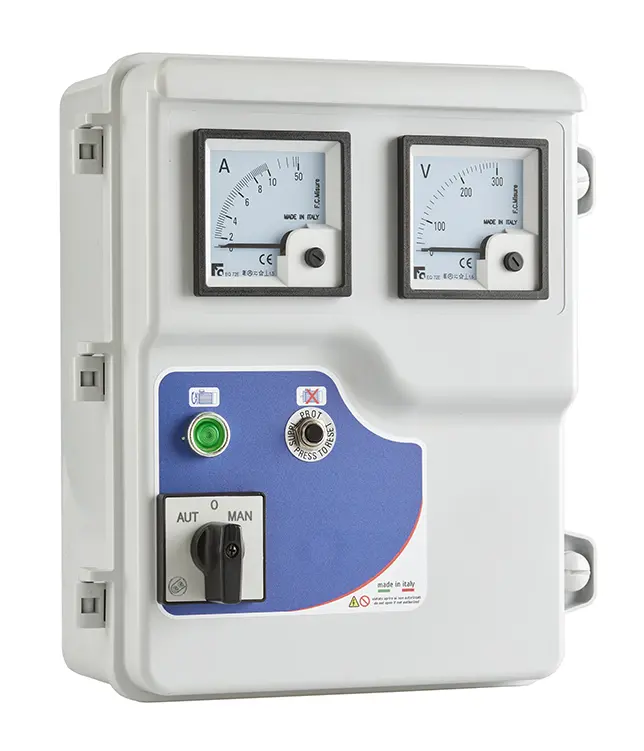 CONTROL BOX BASIC 230 2HP 13A 60UF DIALS