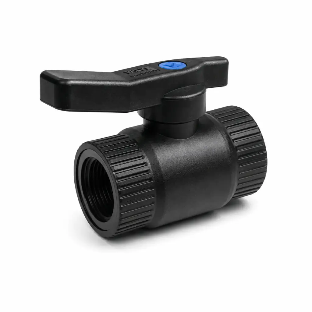 BALLVALVE PLAS. 1/2'' HEAVY FULL BORE