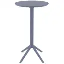 CONTRACT TABLE SKY ROUND 105CM DARK GREY