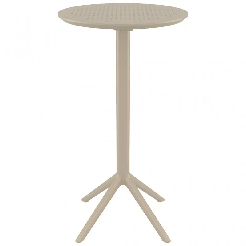 CONTRACT TABLE SKY ROUND 105CM TAUPE