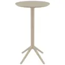 CONTRACT TABLE SKY ROUND 105CM TAUPE