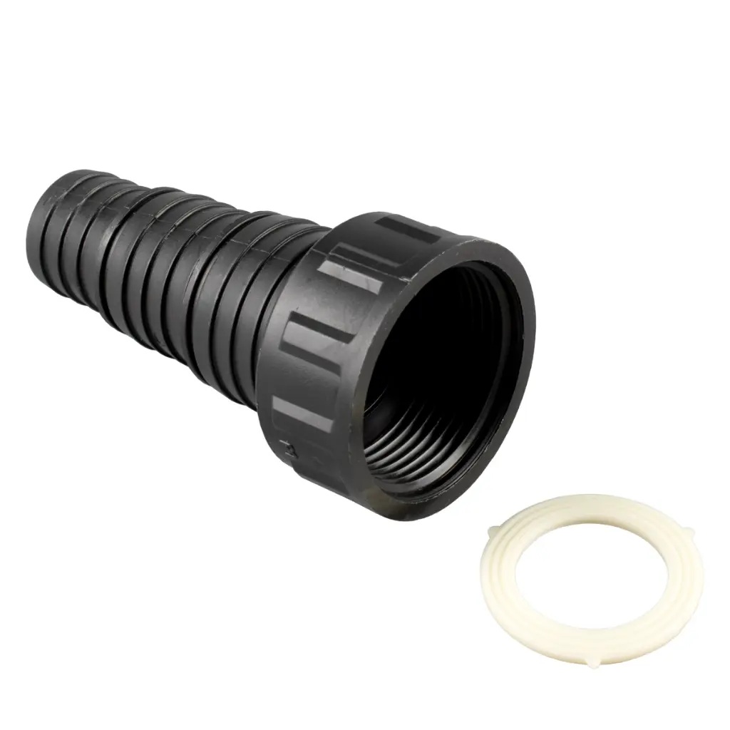 COUPLING PLAS. F. 1.1/4''X25-35 STEPPED BLK 