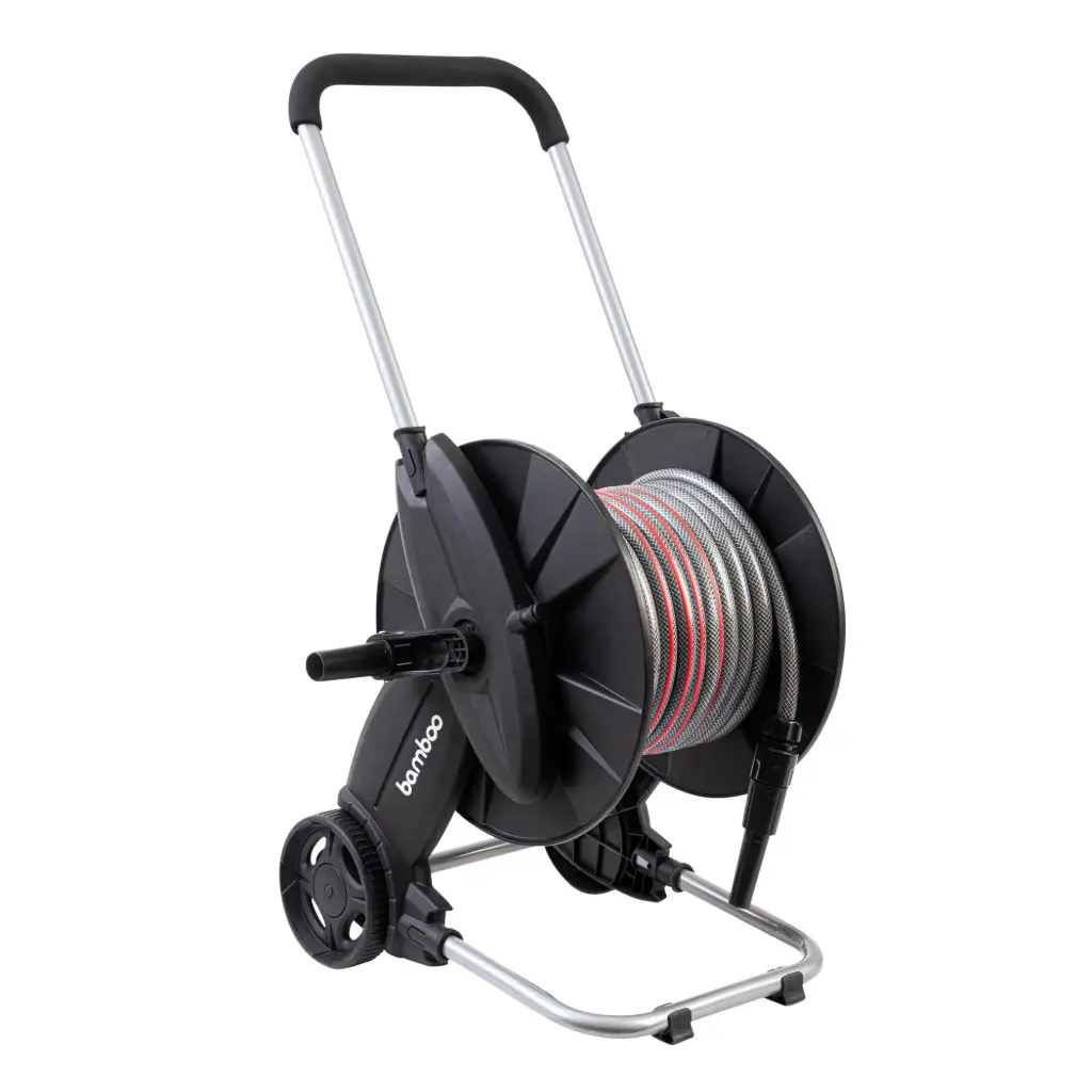 REEL CART BAMBOO WITH 25M HOSE 1/2"