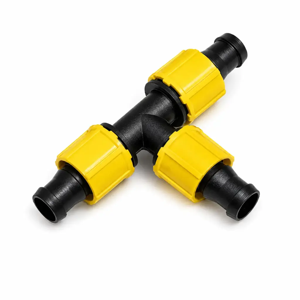 TEE TAPER TWINWALL YELLOW NUT