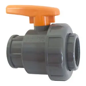 BALLVALVE PVC SINGLE UNION 4''F