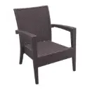 PP RATTAN ARMCHAIR MIAMI BROWN