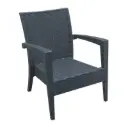 PP RATTAN ARMCHAIR MIAMI GREY