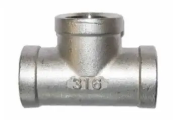TEE STAINLESS STEEL 1/2''
