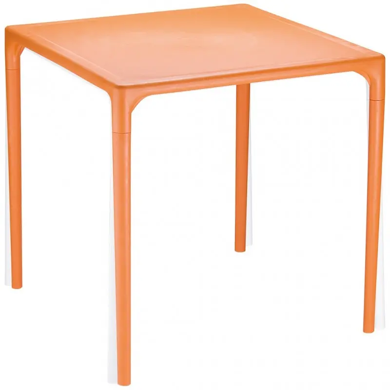 CONTRACT TABLE MANGO ORANGE 70X70CM