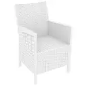 PP RATTAN ARMCHAIR CALIFORNIA WHITE