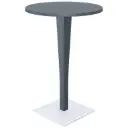 PP RATTAN TABLE RIVA BAR 70X108H GREY