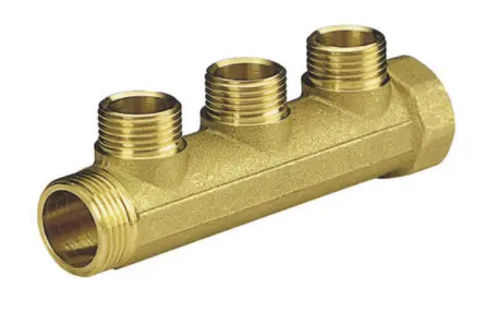 MANIFOLD 3 WAY BRASS 1''X1/2''M
