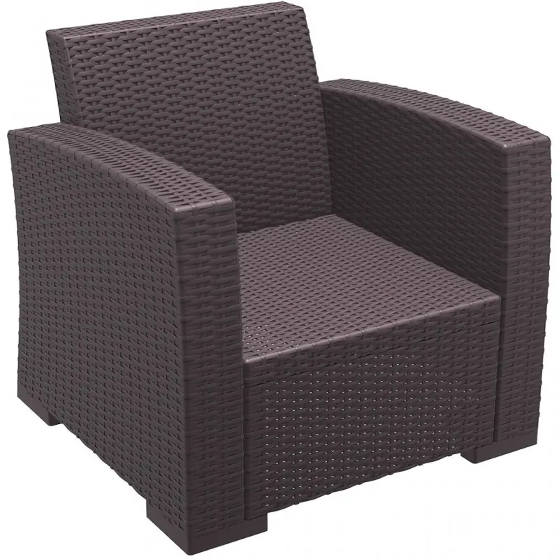PP RATTAN ARMCHAIR MONACO BROWN