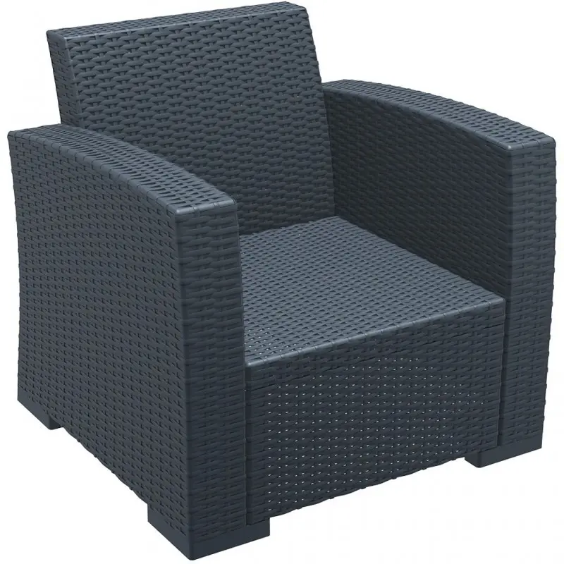 PP RATTAN ARMCHAIR MONACO GREY