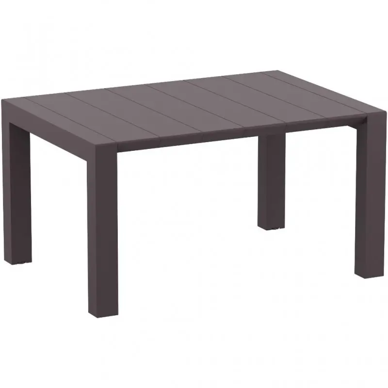 PP RATTAN TABLE VEGAS 100X100/140 BROWN