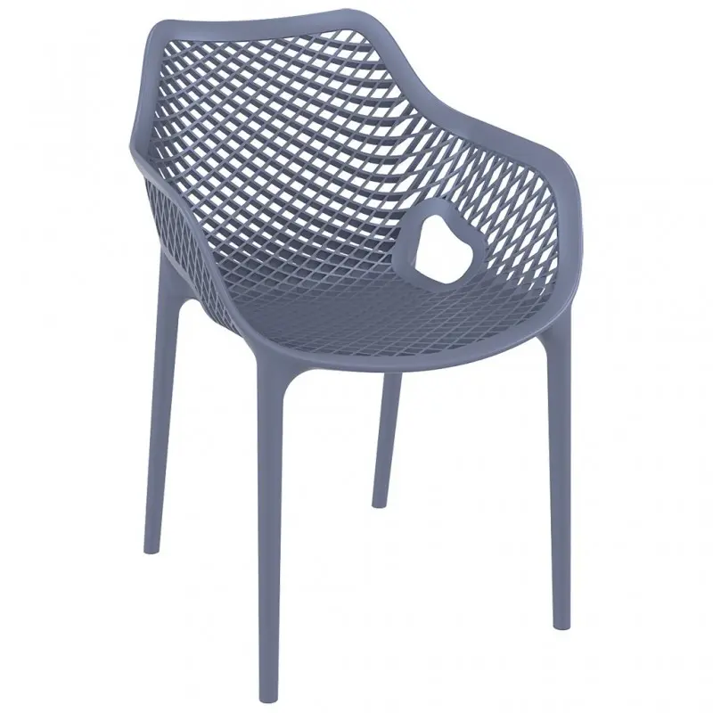 CONTRACT ARMCHAIR AIR XL DARK GREY