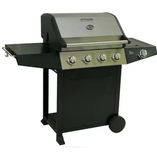 [BBQ4-1328-18] BBQ 4 BURNERS W/SIDE BURNER MASTERCOOK