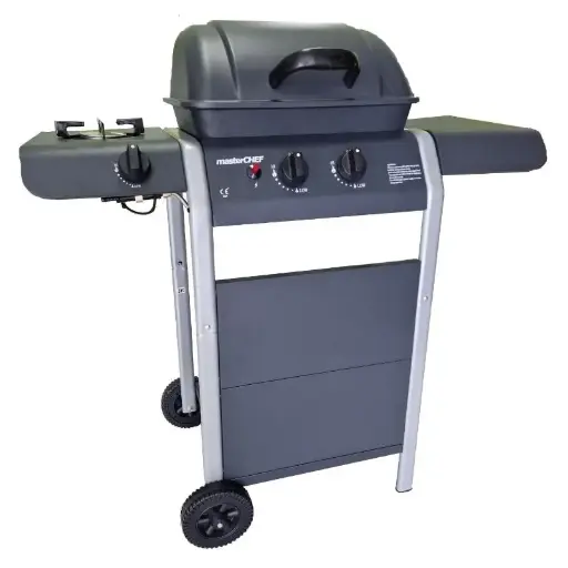 [BBQ2-6206D] BBQ 2 BURNERS+SIDE 6206D MASTERCHEF