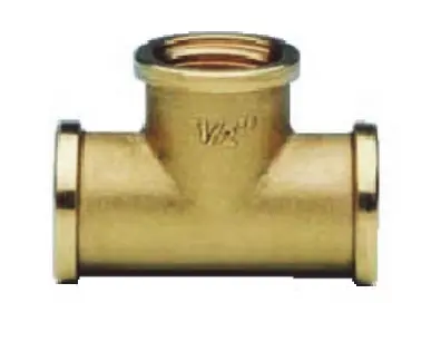[590/09] TEE BRASS 1/8''