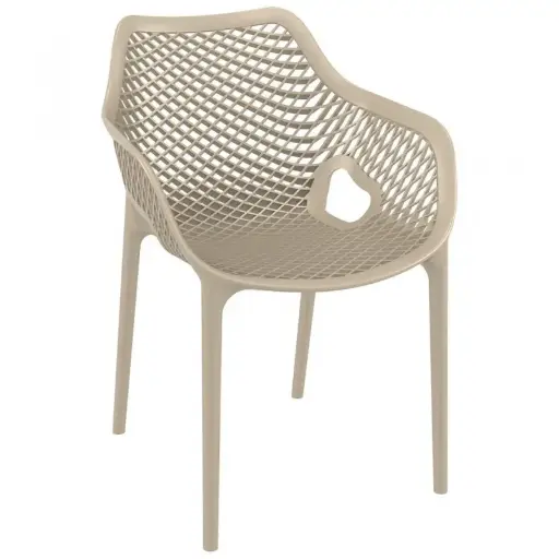 [007-TP] CONTRACT ARMCHAIR AIR XL TAUPE
