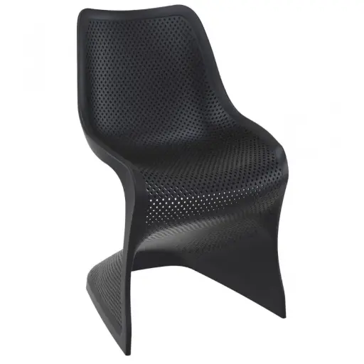 [048-BLK] CONTRACT CHAIR BLOOM BLACK