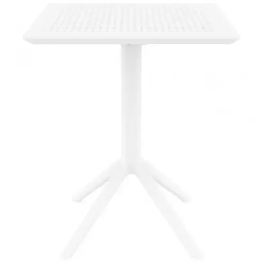 [114-W] CONTRACT TABLE FOLD SKY 60CM WHITE