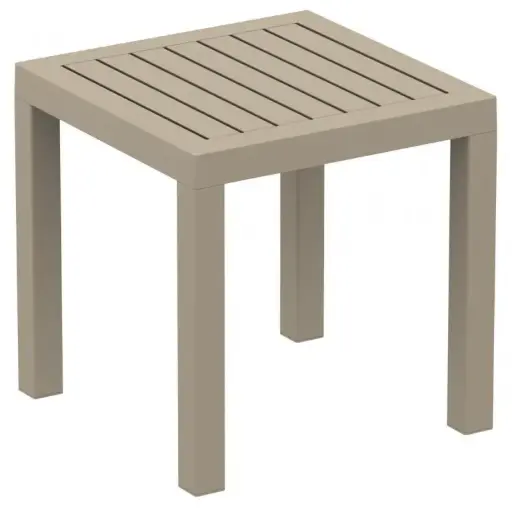 [066-1-TP] CONTRACT TABLE OCEAN 45X45 TAUPE