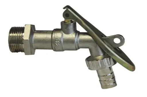 [412/02] BIBCOCK BRONZE LOCKABLE 3/4''