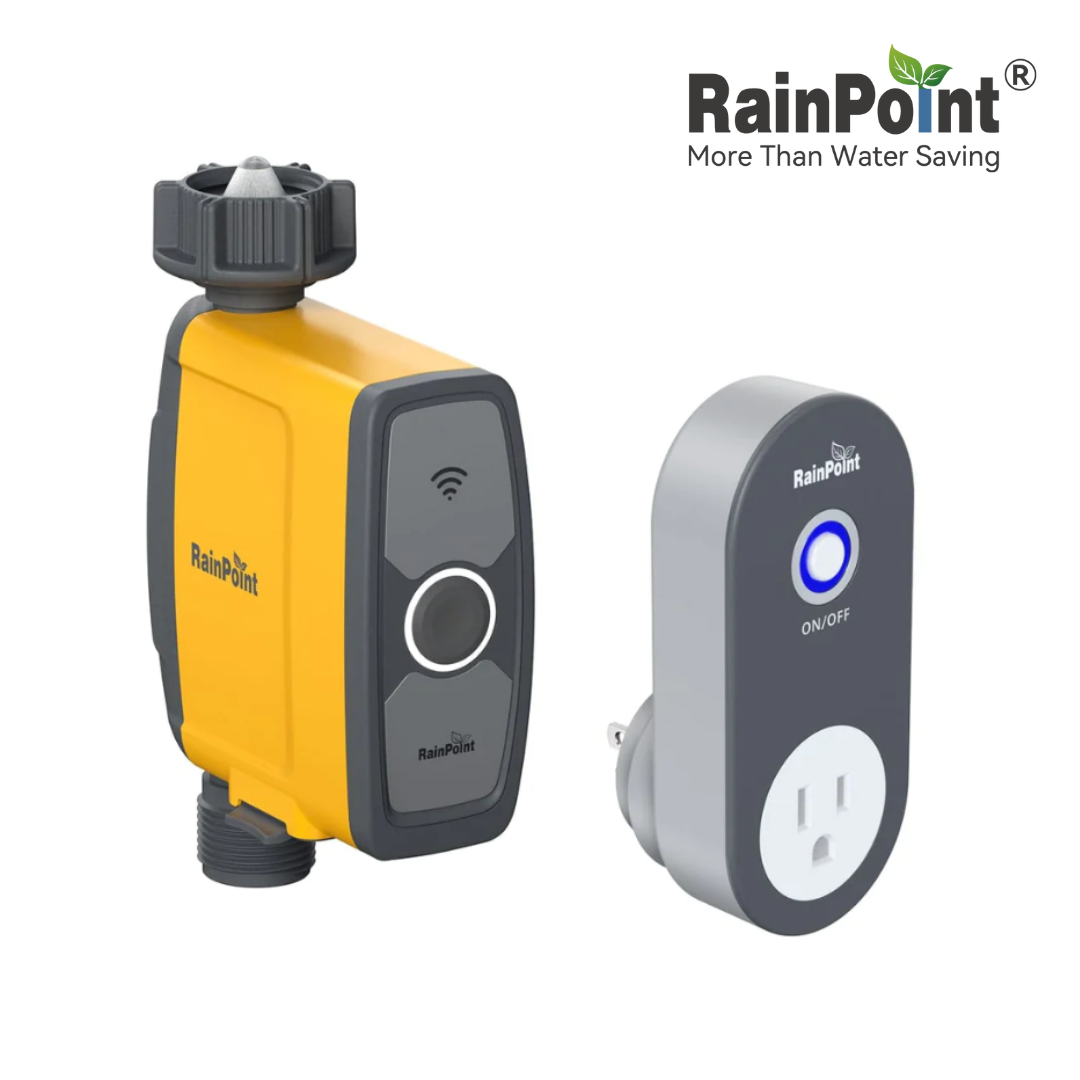 RainPoint Smart WiFi Sprinkler Timer, Hose Water Timer With WiFi Hub Socket